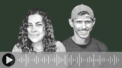 Rachael Forsyth and Jack Churchman